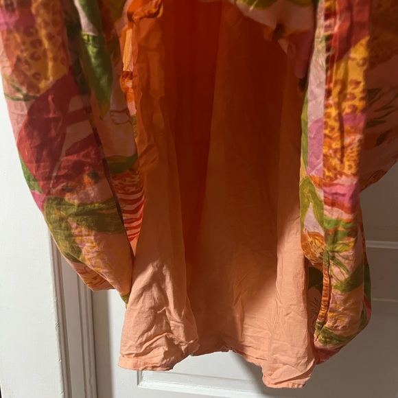 FARM Rio Vibrant Orange and Pink Maxi Dress - Picture 11 of 12